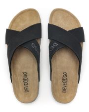 BLACK MEN'S SLIDES - FELIX