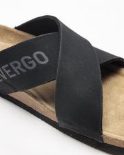 BLACK MEN'S SLIDES - FELIX