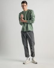 KHAKI MEN'S LONGSLEEVE T-SHIRT