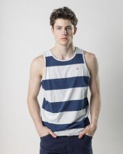 BLUE MEN'S SLEEVELESS T-SHIRT
