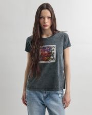 KHAKI WOMEN'S T-SHIRT