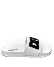WHITE WOMEN'S SLIDES - CARAVELLA FROTTY