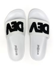 WHITE WOMEN'S SLIDES - CARAVELLA FROTTY
