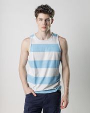 BLUE MEN'S SLEEVELESS T-SHIRT