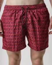 RED MEN'S BEACH SHORTS