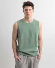 KHAKI MEN'S SINGLET