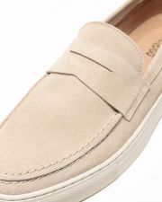 BEIGE MEN'S SLIP-ON SHOES - JUSTIN