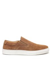 BROWN MEN'S SLIP-ON SHOES - RALF