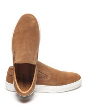 BROWN MEN'S SLIP-ON SHOES - RALF