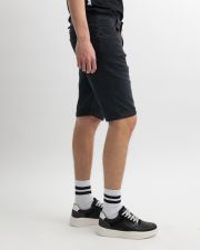 BLACK MEN'S JOGJEANS SHORTS