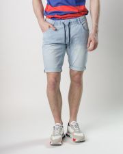 BLUE MEN'S JOGJEANS SHORTS