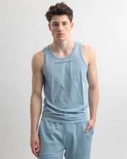 BLUE MEN'S SINGLET