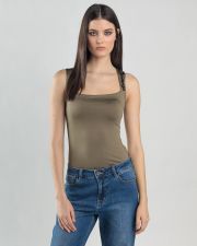 KHAKI WOMEN'S TOP