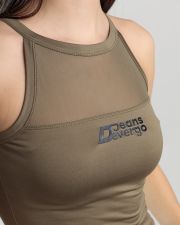 KHAKI WOMEN'S TOP