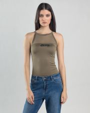 KHAKI WOMEN'S TOP