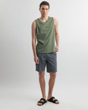KHAKI MEN'S SINGLET