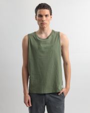 KHAKI MEN'S SINGLET