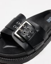 SILVER WOMEN'S SLIDES - CELINA