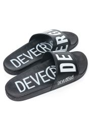 BLACK MEN'S SLIDES - CARAVEL MILLENIUM