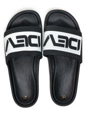 BLACK MEN'S SLIDES - ALFIE