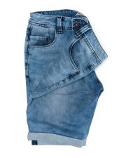 BLUE MEN'S JOGJEANS SHORTS
