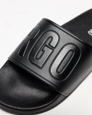 BLACK MEN'S SLIDES - CARAVEL