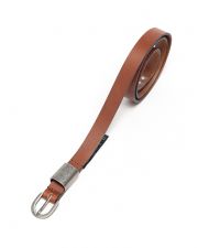 BROWN WOMEN'S LEATHER BELT