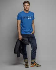 BLUE MEN'S SHORT SLEEVE T-SHIRT