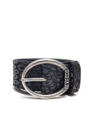 BLACK WOMEN'S LEATHER BELT