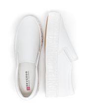 WHITE WOMEN'S SLIP-ON - HELIA PU