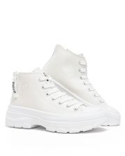 WHITE WOMEN'S SNEAKERS - ROBIN