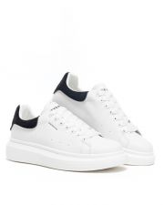 WHITE MEN'S SNEAKER - GOLD