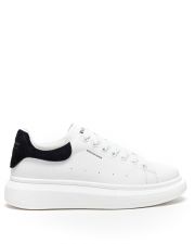 WHITE MEN'S SNEAKER - GOLD