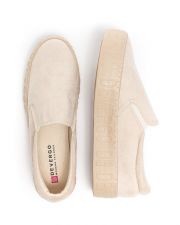 BEIGE WOMEN'S SLIP-ON - HELIA SU
