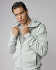 GREY MEN'S ZIP SWEATER