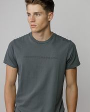 GREY MEN'S SHORT SLEEVE T-SHIRT