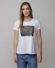 WHITE WOMEN'S SHORT SLEEVE T-SHIRT