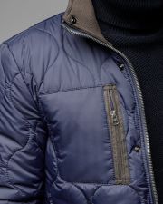 BLUE MEN'S TRANSITION COAT
