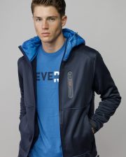 BLUE MEN'S TRANSITION COAT