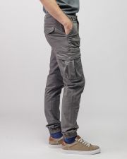 GREY MEN'S SIDE POCKET PANTS