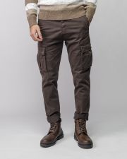 BROWN MEN'S SIDE POCKET PANTS