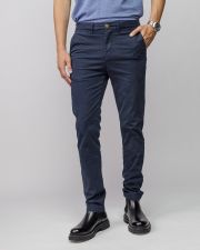 BLUE MEN'S CHINO PANTS