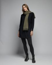 BLACK WOMEN'S KNITTED DRESS