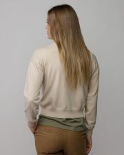 WHITE WOMEN'S KNITTED TURTLENECK SWEATER