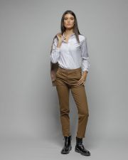 YELLOW WOMEN'S CHINO PANTS