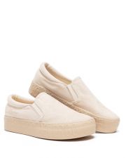 BEIGE WOMEN'S SLIP-ON - HELIA SU