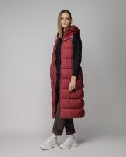 BORDEAUX WOMEN'S LONG VEST