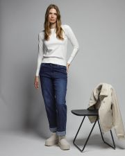 WHITE WOMEN'S FABRIC JACKET