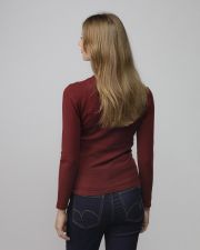 BORDEAUX WOMEN'S KNITTED SWEATER
