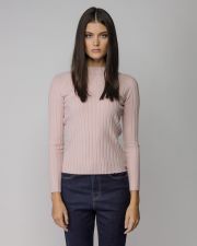PINK WOMEN'S KNITTED SWEATER